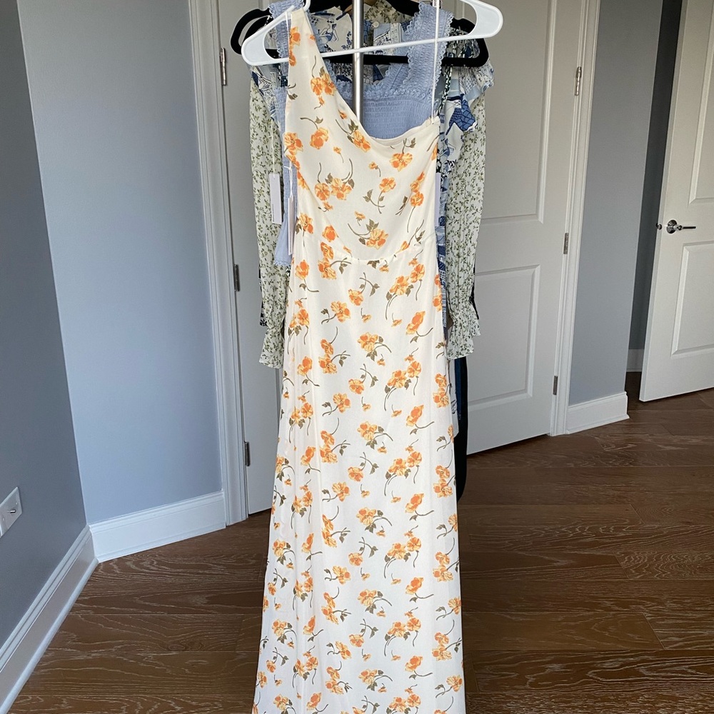 Price firm: New Reformation Evelyn Dress Limonada Size 0 - Picture 4 of 7
